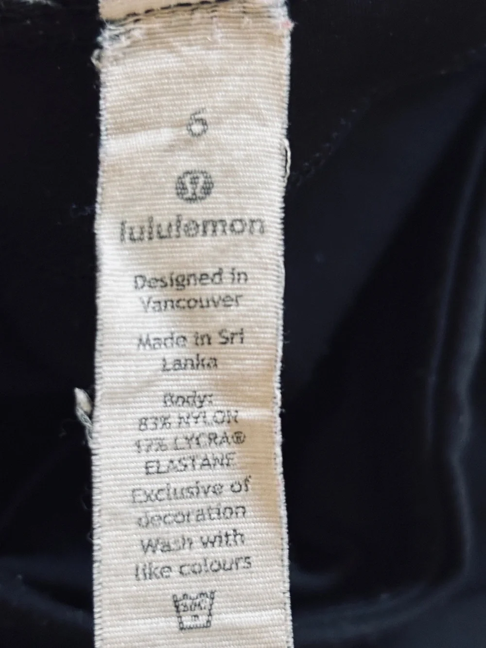 Lululemon Fast And Free Black Leggings Size 6